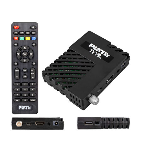 PLATO TINY PLUS TEK USBLİ WIFI DESTEKLİ HD UYDU ALICISI (5042)