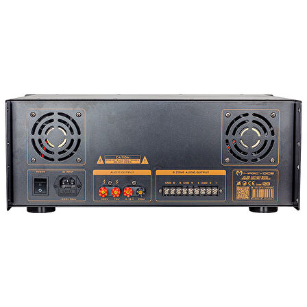 MAGICVOICE MV-1213 KÜP MİXER ANFİ USB BT UK RMS100W  MAX 800W 6 ZON+99DSP+4-16-70-100V TRAFOLU (5042)