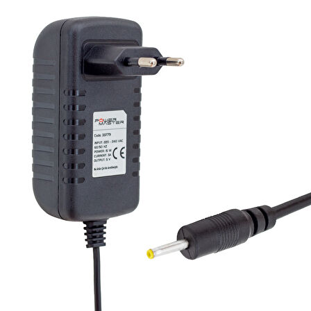 5 VOLT - 3 AMPER PLASTİK KASA PRİZ TİPİ ADAPTÖR 2.5*0.7 (5042)