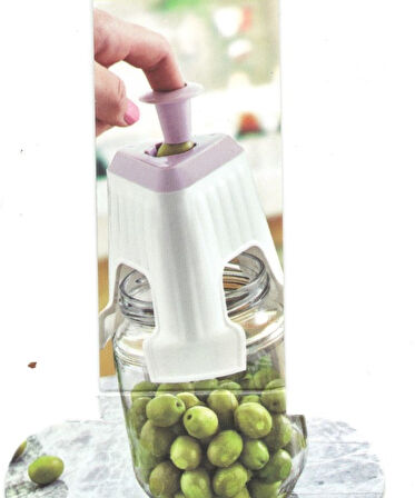 Zeytin Çizme Aparatı - Kesme Makinesi - Parmaklık Hediyeli (5042)