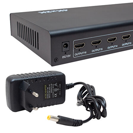 16 PORT 1080P 4KX2K 3D 16 PORT HDMI SPLITTER DAĞITICI (5042)