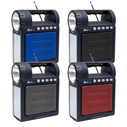 USB/SD/FM/BLUETOOTH DESTEKLİ FENERLİ TAŞINABİLİR HOPARLÖR FP-26 (5042)