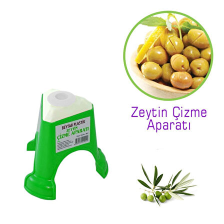 Kolay Zeytin Dilme Çizme Aparatı Pratik Kolay Zeytin Çizici Alet (5042)