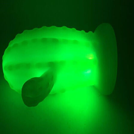 Pilli Silikon Led Işıklı Sevimli Kaktüs Gece Lambası Aydınlatması (5042)