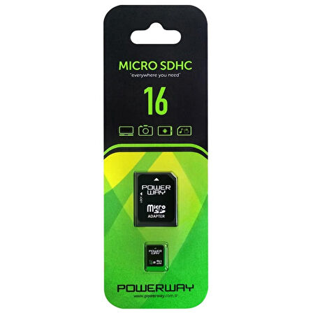 POWERWAY PWR-16 16 GB MICRO SD HAFIZA KARTI (5042)