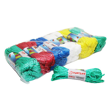 NAYLON PLASTİK 20MT ÇAMAŞIR İPİ (5042)