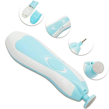 ELEKTRİKLİ LED IŞIKLI BEBEK TIRNAK TÖRPÜSÜ (5042)