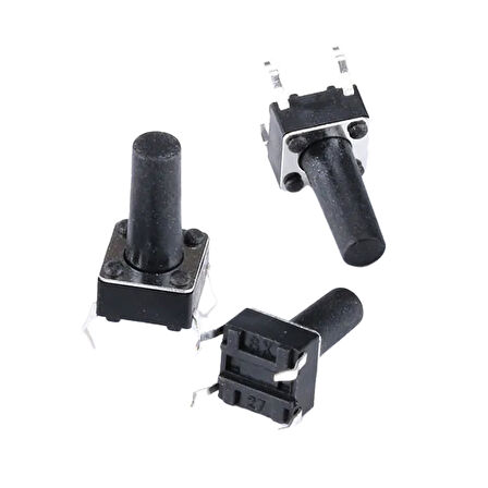TACT SWITCH ŞASELİ 6X6X7MM IC-200 (C9 BUTON) (5042)