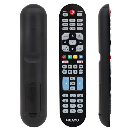 HUAYU URC1515 LG-SONY-SAMSUNG NETFLIX-YOUTUBE TUŞLU 3 İN 1 UNIVERSAL LCD-LED TV KUMANDA AMBALAJLI (5042)