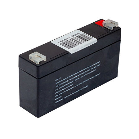 AKÜ 6 VOLT 1.3 AMPER ATEX AKÜ ( 98 X 25 X 52 MM ) (5042)