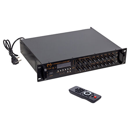 MAGICVOICE MV-1217 USB BT-UK 6 ZON ANFİ RMS 50W*1CH +4-16-70-100V TRAFOLU (5042)