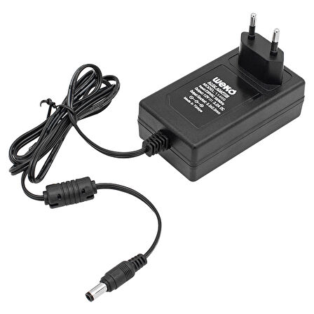 12 VOLT - 3.2 AMPER - 38 WATT 5.5*2.5 UÇLU PLASTİK KASA PRİZ TİP ADAPTÖR KUTULU YERLİ ÜRETİM (5042)