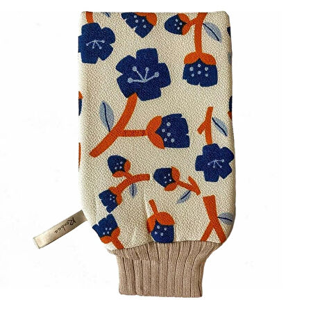 Mikrofiber Desenli Banyo Kesesi Içi Lif Dışı Kese Çift Taraflı Kese