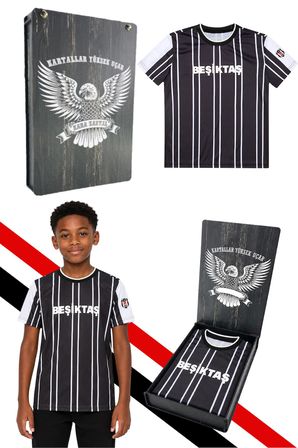 BEŞİKTAŞ ÇOCUK T-SHIRT LAZER KUTU HEDİYELİ