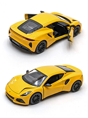 Kinsmart 1:34 Ölçek Lotus Emira Çek Birak Metal Araba