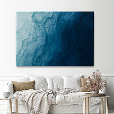 Okyanus Katmanları Soyut Modern Görüntüsü Kanvas Tablo-5043