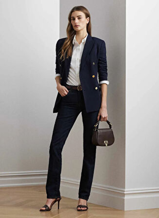 Lauren Ralph Lauren Normal Gömlek Yaka Beyaz Kadın Gömlek 200684553