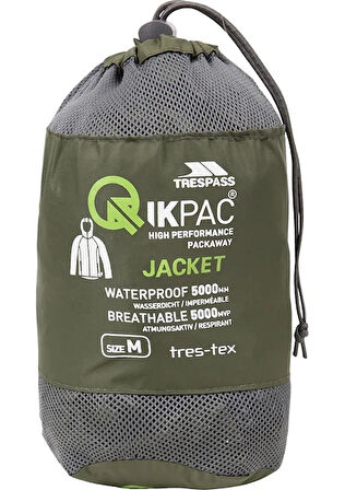 TRESPASS QIKPAC JACKET - UNISEX PACKAWAY JKT UAJKRAI10001