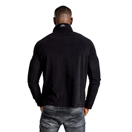 Trespass MAFLMFN10001 Blackford Male Microfleece AT100 Black Erkek Polar