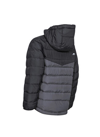 Trespass Siyah Erkek Çocuk Mont OSKAR - KIDS PADDED JKT