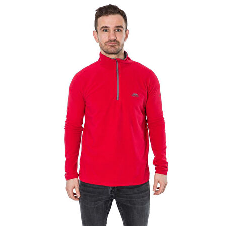 Trespass MAFLMFN10001 Blackford Male Microfleece AT100 Red Erkek Polar