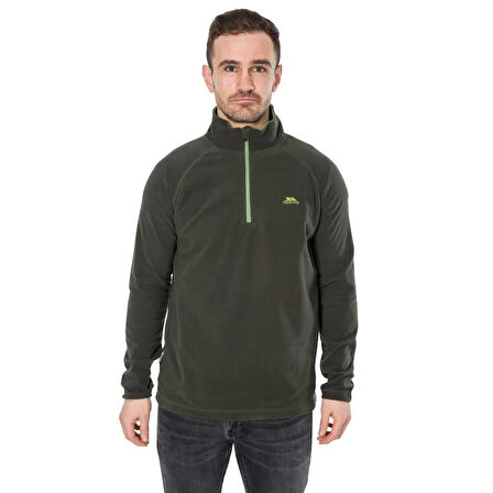 Trespass MAFLMFN10001 BLACKFORD - MALE MICROFLEECE AT100 Olive Erkek Polar