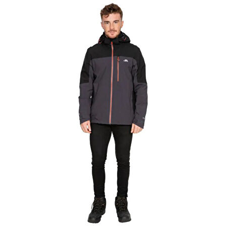 Trespass MAJKRATR0004 TAPPIN - MALE JKT TP75 Dark Grey Erkek Outdoor Ceket