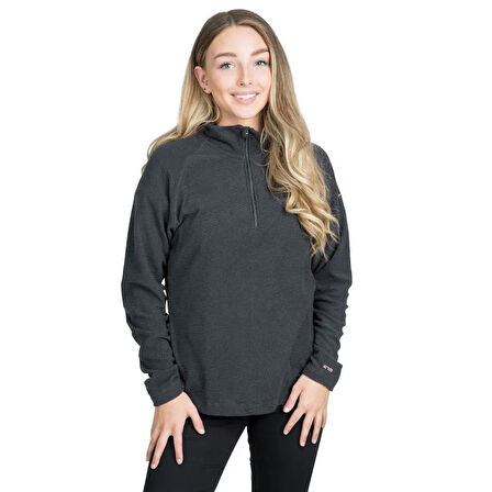 Trespass FAFLMFN20001 MEADOWS - FEMALE FLEECE AT100 Charcoal Kadın Polar