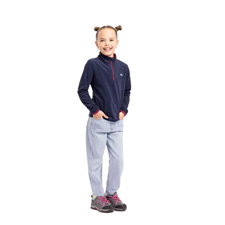 Trespass Sybıl-female Mıcrofleece At100 Navy/berry Kız Çocuk Navy/berry Polar Fcflmfm20001-31059
