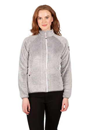 Trespass FAFLFLTR0028 Tellltale Female Fleece AT300 Silver Gray Kadın Polar