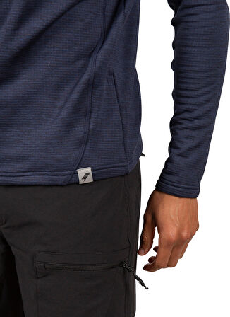 Trespass Lacivert Erkek Dik Yaka Sweatshirt MATOLSTR0016