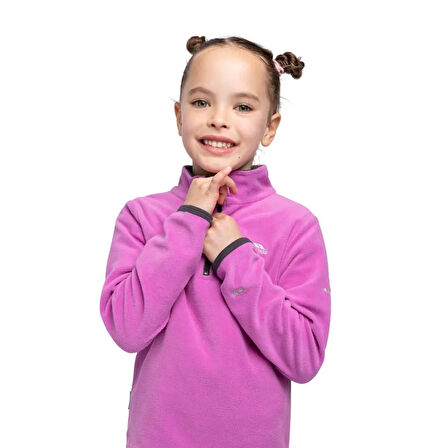 Trespass Sybıl-female Mıcrofleece At100 Deep Pınk Kız Çocuk Deep Pınk Polar Fcflmfm20001-4900