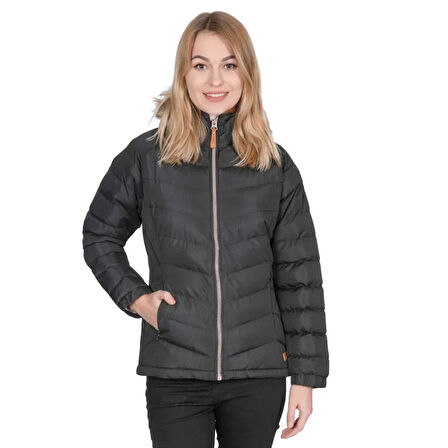 Trespass FAJKCAN20002 NADINA - FEMALE PADDED JKT Black Kadın Outdoor Ceket