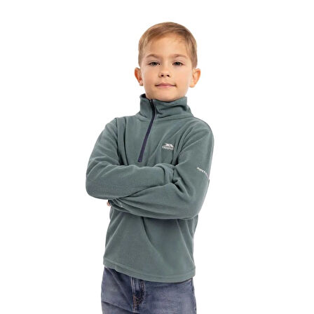 Trespass Etto - Male Mıcrofleece At100 Spruce Green Erkek Çocuk Spruce Green Polar Mcflmfm10001-scg