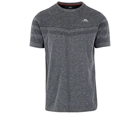 Trespass Mens Chenab TP75 Active Top Erkek Kısa Kollu Tişört Siyah