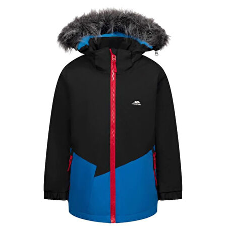 Trespass Deen  - Male Raın Jacket Black Erkek Çocuk Black Yağmurluk Mcjkratr0041-blk