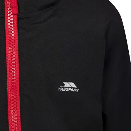 Trespass Deen  - Male Raın Jacket Black Erkek Çocuk Black Yağmurluk Mcjkratr0041-blk