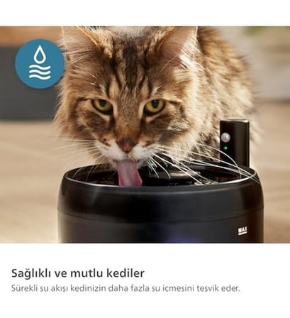 Philips Evcil Hayvan Serisi Hareketle Aktifleşen Su Pınarı PAW3210/02