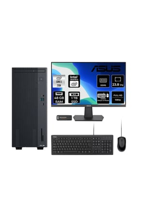 ExpertCenter P500 Core5 210H 48GB 1TB SSD FDOS Masaüstü Bilgisayar + 23.8" Monitör