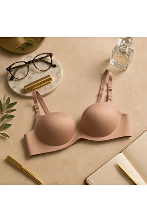 Lazer Kesim Polyamide Spandex Kumaş F.K Lingerie Double Push-Up Özel Üretim Sütyen