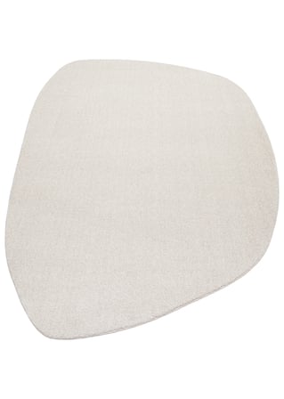 Soft Fluid 01 Light Stone Serbest Formlu Düz Halı Hav Toz Vermez Yumuşak Tuşeli Modern Salon Halısı
