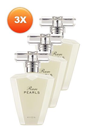 Avon Rare Pearls Kadın Parfüm Edp 50 Ml. Üçlü Set