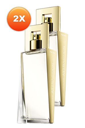 Avon Attraction Kadın Parfüm Edp 50 Ml. İkili Set