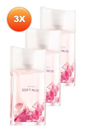 Avon Soft Musk Kadın Parfüm Edt 50 Ml. Üçlü Set