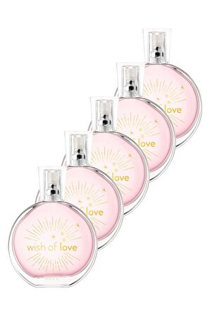 Wish Of Love Kadın Parfüm Edt 50 ml 5'li Set 5050000103398