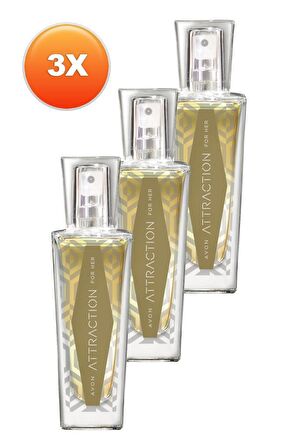 Avon Attraction Kadın Parfüm Edp 30 Ml. Üçlü Set