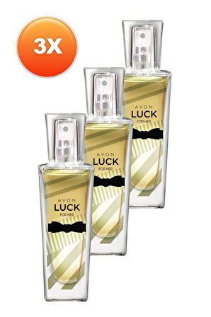 Avon Luck Kadın Parfüm Edp 30 Ml. Üçlü Set