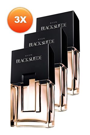 Avon Black Suede Erkek Parfüm Edt 75 Ml. Üçlü Set
