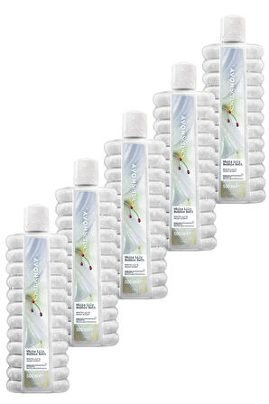 Avon White Lily Zambak Banyo Köpüğü 500 Ml. Beşli Set