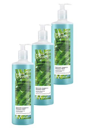 Avon Lagoon Nemlendirici Duş Jeli 720 Ml. Üçlü Set